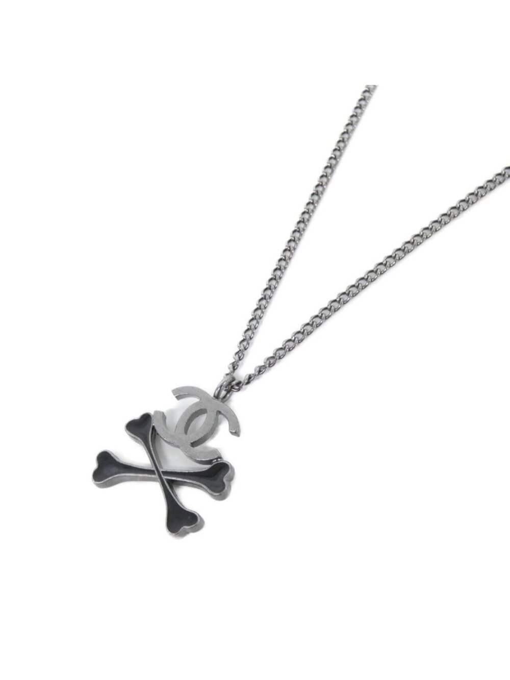 Chanel Vintage Necklace Silver